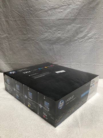 HP CF210AQ1 ( CF210A CF211A CF212A CF213A ) 131A Toner Cartridge Black Cyan Magenta Yellow