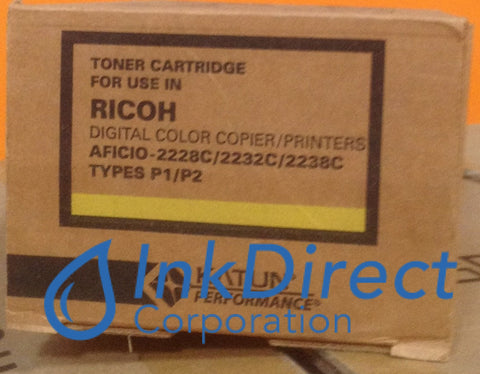 Compatible Replacement For Ricoh 888232 884901 Type P1 Toner Cartridge Yellow