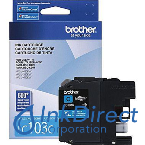 ( Expired ) Genuine Brother Lc103C Lc-103C Lc103 Xl Ink Jet Cartridge Cyan