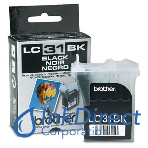 ( Expired ) Genuine Brother Lc31Bk Lc-31Bk Ink Jet Cartridge Black Ink Jet Cartridge