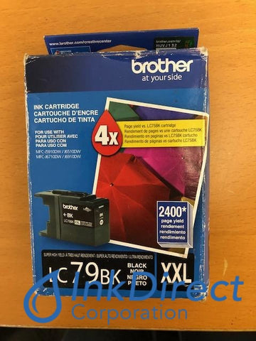 ( Expired ) Genuine Brother Lc79Bk Xxl Lc-79Bk Xxl Ink Jet Cartridge Black Ink Jet Cartridge