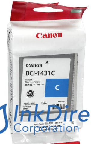 ( Expired ) Genuine Canon 8970A001Aa Bci-1431C Ink Jet Cartridge Cyan