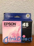 Expired) Genuine Epson T048620 T0486 Epson 48 Ink Jet Cartridge Light Magenta Ink Jet Cartridge , Epson - InkJet Printer Stylus Photo R200, R220, R300, R300M, R320, R340, RX500, RX600, - Multi Function Stylus Photo RX620,