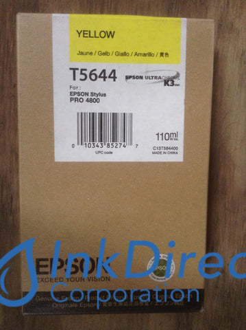 ( Expired ) Genuine Epson T564400 K3 Ink Ink Jet Cartridge Yellow