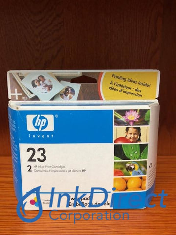 ( Expired ) HP C1823T 23 TwinPack Ink Jet Cartridge Color ( 2 x C1823D ) Ink Jet Cartridge , HP - All-in-One OfficeJet Pro 1170, 1170CSE, 1175CSE, - Copier Color Copier 140, 160, 170, 260, 270, - InkJet Printer DeskJet 1120CSE, 1120CXI, 710C, 712C, 720C, 722C, 832C, 880C, 882C, 890CSE, 890CXI, 895CSE, 895CXI, OfficeJet R40, R60, R80, T45, T45XI, T65, T65XI