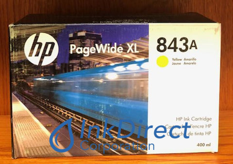 ( Expired ) HP C1Q60A 843A Ink Jet Cartridge Yellow PageWide XL 4000 MFP4500 MFP Ink Jet Cartridge , HP   - PageWide  XL 4000 MFP,  4000 Printer,  4500 MFP,  4500 Printer