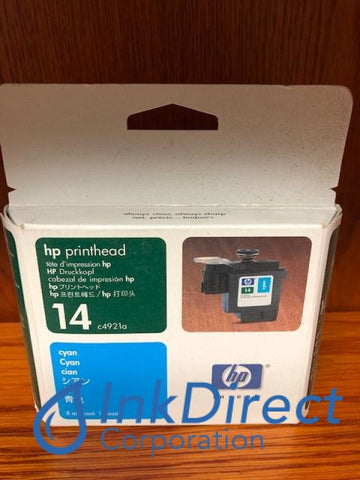 ( Expired ) HP C4921A HP 14 PrintHead Cyan PrintHead , HP - Copier Color Copier 610, - InkJet Printer CP1160, CP1160TN, OfficeJet D125XI, D135, D145, D155XI, - Multi Function OfficeJet 7130, 7140XI