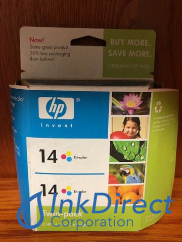 ( Expired ) HP C9342FN C9342BN HP 14 Twin Pack ( 2 x C5010DN ) Ink Jet Cartridge Tri-Color Ink Jet Cartridge , HP - Copier Color Copier 610, - InkJet Printer CP1160, OfficeJet CP1160TN, OfficeJet D125XI, D135, D145, D155XI, - Multi Function OfficeJet 7130, 7140XI,