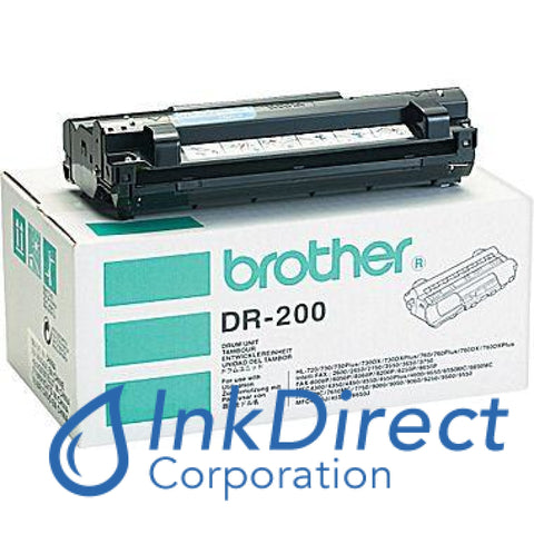 Genuine Brother Dr200 Dr-200 Drum Unit Black ( White Box )