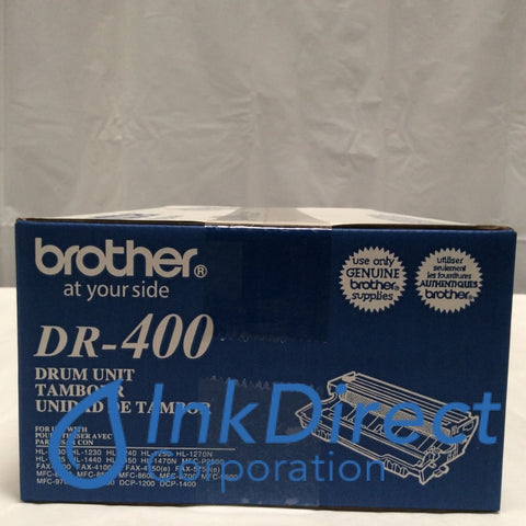 Genuine Brother DR400 DR-400 Drum Unit Black 8300 8500 8600 8700 9600 9700 9800 Drum Unit , Brother - MFC P2500, - All-in-One DCP 1200, 1400, - Fax IntelliFax 5750, 5750E, - Fax Laser IntelliFax 4100, 4750, 4750E, MFC 8300, 8500, 8600, 8700, PPF 4100, 4100DT, 4100RF, 4750, 4750E, 4750RF, 5750, - Laser Printer HL 1030, 1230, 1240, 1250, 1270N, 1435, 1440, 1440RF, 1450, 1470N, - Multi Function MFC 8300, 8500, 8500RF, 8600, 8700, 9600, 9700, 9700RF, 9800,