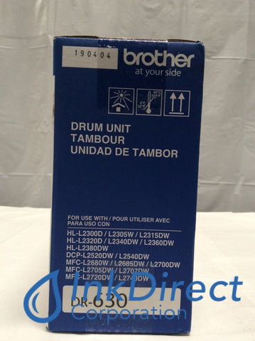 Genuine Brother DR630 DR-630 Drum Unit Black Drum Unit , Brother - All-in-One DCP L2520DW, L2540DW, - Laser Printer HL L2300D, L2320D, L2340DW, L2360DW, L2380DW, - Multi Function MFC L2700DW, L2740DW,