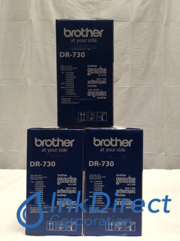 Genuine Brother DR730 DR-730 Drum Cartridge Black ( Lot of 3 ) DCP L2550DW L2350DW L2370DW L2390DW 2750DWL2710 L2750 Drum Cartridge , Brother   - Laser Printer  DCP L2550DW,  HL  L2350DW,  L2370DW,  L2370DW XL,  L2390DW,  L2395DW,  MFC  L2710DW,  L2750DW,  L2750DW XL,