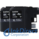 Genuine Brother Lc1032Pks Lc-1032Pks Lc103 Xl Twin Packs Ink Jet Cartridge Black