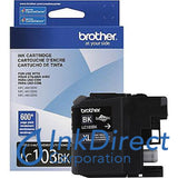 Genuine Brother Lc103Bk Lc-103Bk Lc103 Xl Ink Jet Cartridge Black