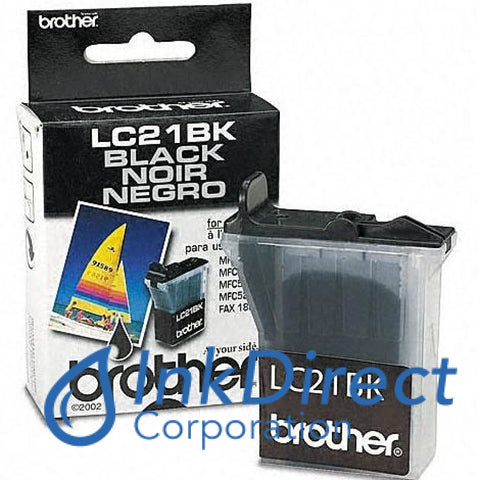 Genuine Brother Lc21Bk Lc-21Bk Ink Jet Cartridge Black