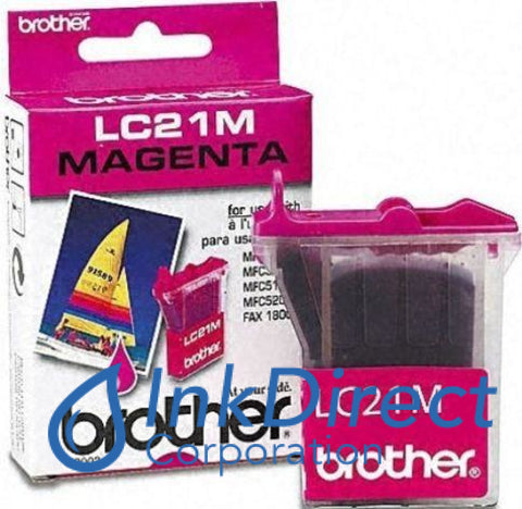 Genuine Brother Lc21M Lc-21M Ink Jet Cartridge Magenta