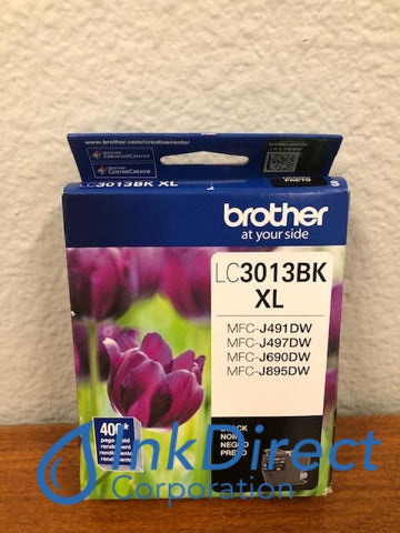 Genuine Brother LC3013BK LC-3013BK LC-3013 XL Ink Jet Cartridge Black Ink Jet Cartridge , Brother   - All-in-One  MFC J491DW,  J497DW,  J690DW,  J890DW,  J895DW,   - InkJet Printer DCP  J572DW,  J772DW,  J774DW