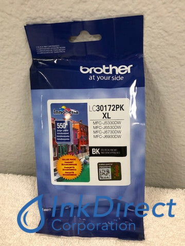 Genuine Brother LC30172PK LC3017 LC-3017 XL Ink Jet Cartridge Black Ink Jet Cartridge , Brother   - All-in-One  MFC J5330DW,  J6530DW,  J6930DW,