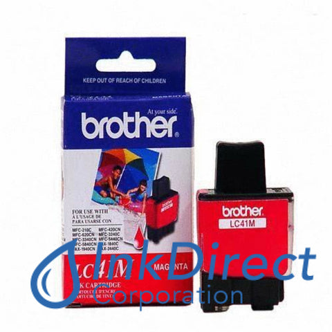 Genuine Brother Lc41M Lc-41M Ink Jet Cartridge Magenta