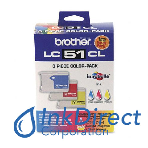 Genuine Brother Lc513Pks Lc-513Pks Lc51 C/m/y Ink Jet Cartridge Tri-Color