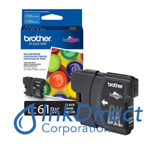 Genuine Brother Lc61Bk Lc-61Bk Ink Jet Cartridge Black