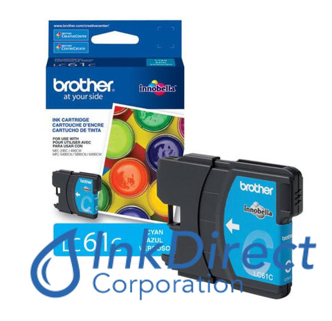 Genuine Brother Lc61C Lc-61C Ink Jet Cartridge Cyan