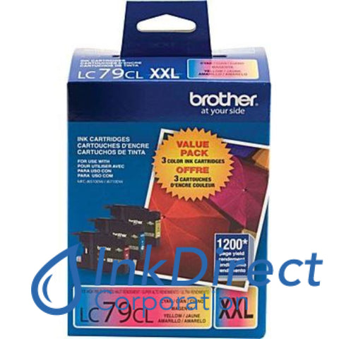 Genuine Brother Lc79Cl Lc-79Cl C/m/y Ink Jet Cartridge Tri-Color