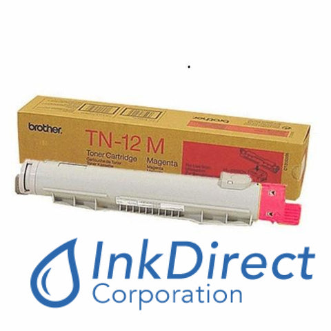 Genuine Brother Tn12M Tn-12M Toner Cartridge Magenta