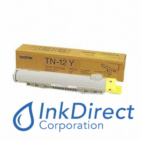 Genuine Brother Tn12Y Tn-12Y Toner Cartridge Yellow