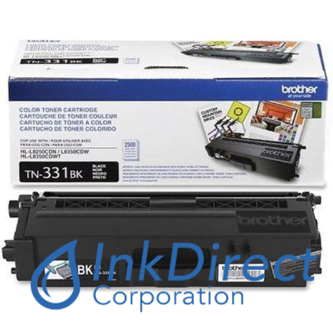 Genuine Brother Tn331Bk Tn-331Bk Toner Cartridge Black