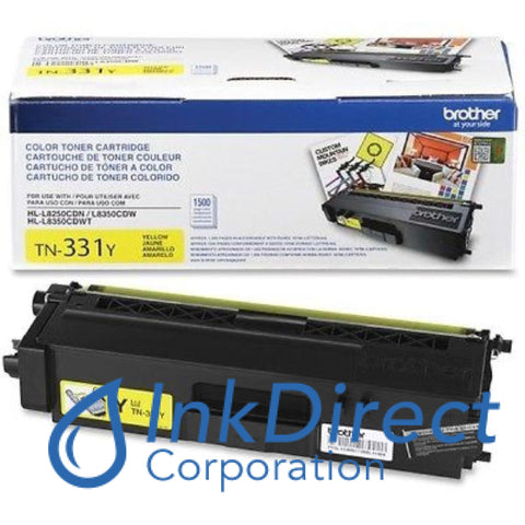 Genuine Brother Tn331Y Tn-331Y Toner Cartridge Yellow