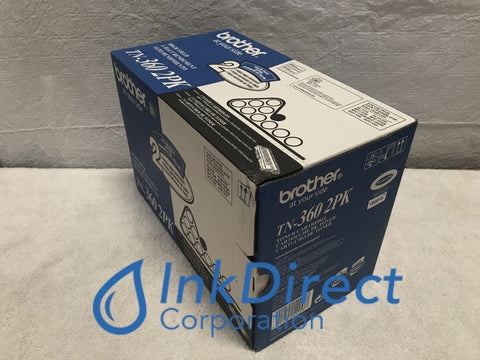 Genuine Brother TN3602PK TN-360 2PK Toner Cartridge Black Toner Cartridge , Brother - All-in-One DCP 7030, 7040, - Laser Printer HL 2140, 2150N,