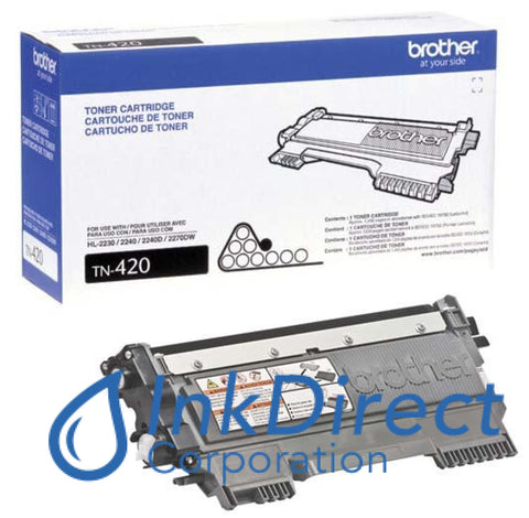 Genuine Brother Tn420 Tn-420 Standard Yield Toner Cartridge Black