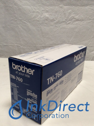 Genuine Brother TN760 TN-760 Toner Cartridge Black DCP L2550DW HL L2350DW  L2370DW L2370DW XL L2390DW – Ink Direct Corporation