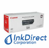 Genuine Canon 0263B001Aa 104 Toner Cartridge Black ImageClass  D420,  D480,  MF4150,  MF4270,  MF4350D,  MF4370DN,  MF4690,  MF5530