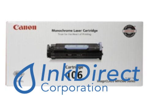 Genuine Canon 0264B001Aa 106 Toner Cartridge Black