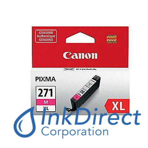 Genuine Canon 0338C001Aa Cli-271M Xl Ink Jet Cartridge Magenta