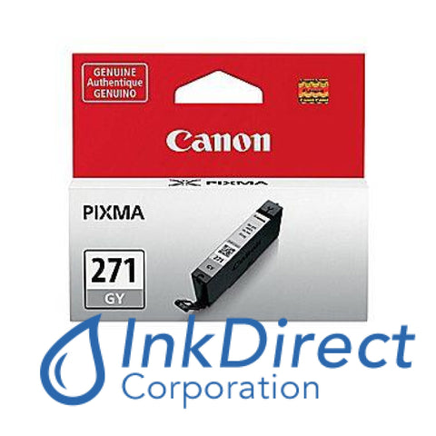 Genuine Canon 0394C001Aa Cli-271Gy Ink Jet Cartridge Gray