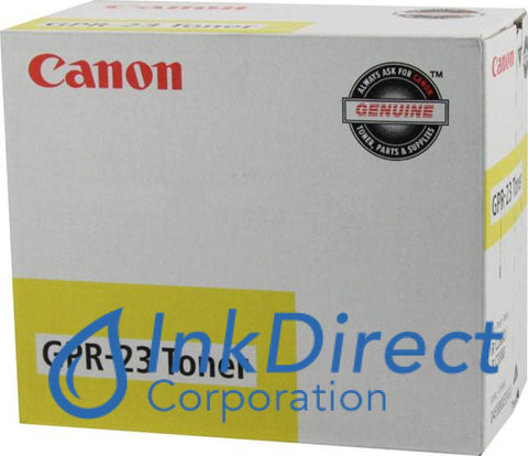 Genuine Canon 0455B003Aa Gpr-23 Toner Cartridge Yellow
