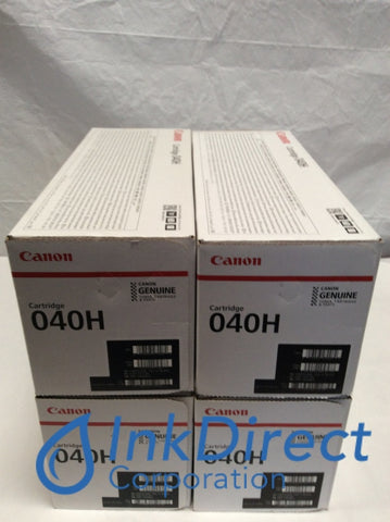 Genuine Canon 0461C001 Canon 040H Toner Cartridge Black (Lot of 4 ) Laser Printer LBP710cx LBP712cn Toner Cartridge