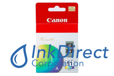 Genuine Canon 0618B001Aa Cl-51 High Yield Ink Jet Cartridge Tri-Color