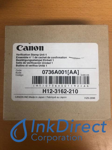 Genuine Canon 0736A001Aa Print Verification Stamp Unit Ink Jet Cartridge