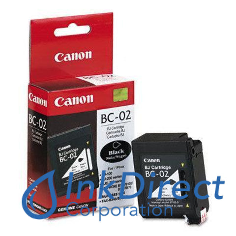 Genuine Canon 0881A003Aa Bc-02 Ink Jet Cartridge Black