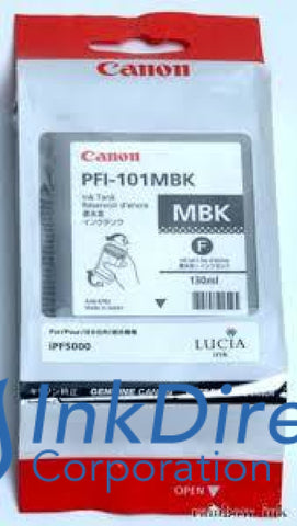 Genuine Canon 0882B001Aa Pfi-101Mbk Ink Tank Matt Black