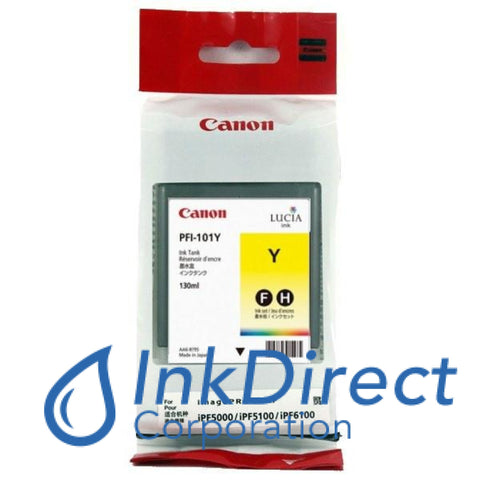 Genuine Canon 0886B001Aa Pfi-101Y Ink Tank Yellow