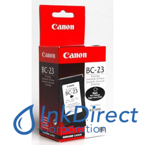 Genuine Canon 0897A003Aa Bc-23 Ink Jet Cartridge Black