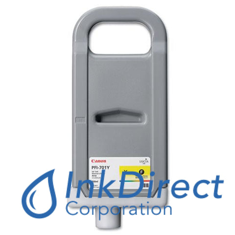 Genuine Canon 0903B001Aa Pfi-701Y Ink Jet Cartridge Yellow
