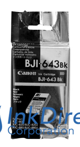 Genuine Canon 1009A003Aa Bji-643Bk Ink Tank Black