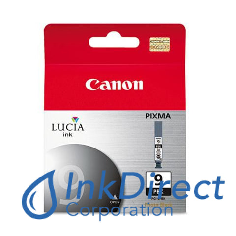 Genuine Canon 1034B002Aa Pgi-9Pbk Ink Jet Cartridge Photo Black