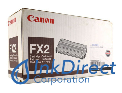 Genuine Canon 1556A002Ba Fx-2 Toner Cartridge Black